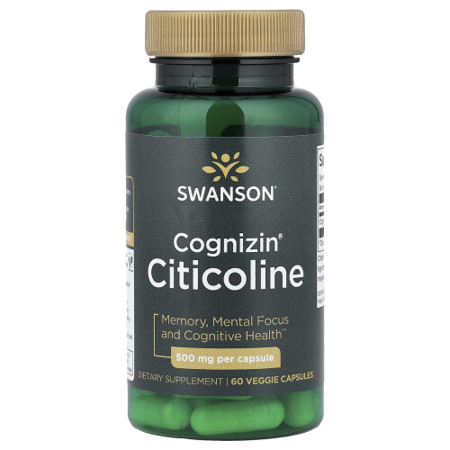 Σουάνσον, Κωνιζίν Citicoline, 500 mg, 60 Βοτάνιας Φιάλες