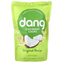 Dang Foods, Kókusz Chips, Eredeti Recept, 3,17 oz (90 g)