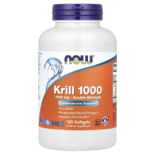 NOW Foods, Krill del Nettuno, 1,000 mg, 120 Gelatine Molli