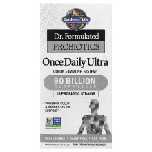Garden of Life, Dr. Formulierte Probiotika, Einmal-Täglich-Ultra, 90 Milliarden, 30 pflanzliche Kapseln