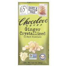Chocolove, Cioccolato Fondente con Zucchero di Canna, 65% Cioccolato, 3,2 oz (90 g)