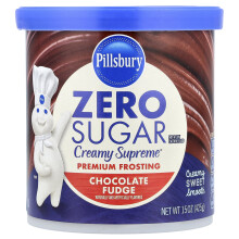 Pillsbury, Zero Sugar, Premium Frosting, Chocolate Fudge, 15 oz (425 g)