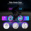 LED-cykelnavlampor – 7 färger, USB-laddningsbara 4