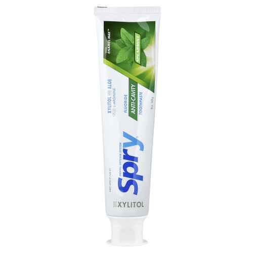 Xlear, Spry Toothpaste, Anti-Cavity με Φθορίζουσα, Σπέρμι, 5 oz (141 g)