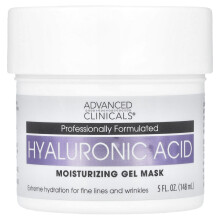 Advanced Clinicals, Hyaluronzuur, Vochtigende Gel Beauty Masker, 5 fl oz (148 ml)