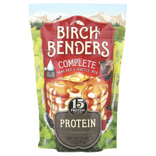Birch Benders, Mix di Pancake e Waffle Completo, Proteina, 16 oz (454 g)
