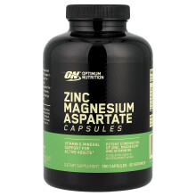 Optimum Nutrition, Zinc Magnesium Aspartate, 180 Capsules