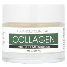 Advanced Clinicals, Plantenbaserd Collageen, Multi-Lift Vochtinbrengende Creme, 2 fl oz (59 ml)