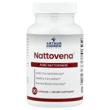 Arthur Andrew Medical, NattovenaÆ, Čistý nattokináz, 4 000 FU, 90 Kapsul