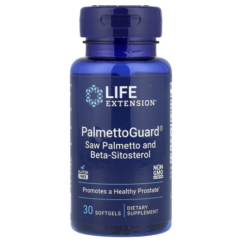 Life Extension, PalmettoGuard, Σάβανο και Βήτα-Σιτοστερόλη, 30 Σκληρά Γελοίδια