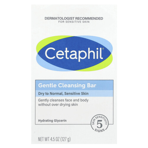 Cetaphil Cetaphil, Εύθραυστο Καθαριστικό Μπαρ, 4.5 oz (127 g)