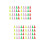 2Pcs Assorted Color Plastic Board Game Pegs for Kids Educational Play 7