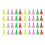 2Pcs Assorted Color Plastic Board Game Pegs for Kids Educational Play 8