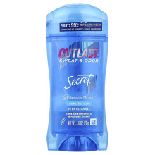 Secret, Outlast, 48 Godzinny Gel Deodorant, W pełni czysty, 2,6 oz (73 g)