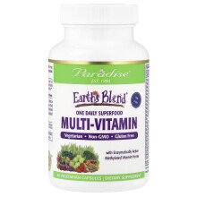 Paradise Herbs, Erdens Blend, Einer-Täglicher Superfood-Multi-Vitamin, ohne Eisen, 60 vegetarische Kapseln