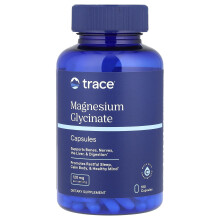 Trace Minerals Æ Magnézium Glicinát, 120 mg, 180 kapszula