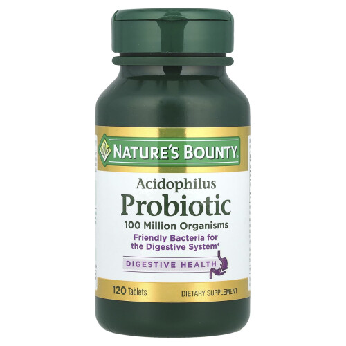 Nature's Bounty, Probiotico Acidofilo, 120 Comprimato