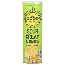 The Good Crisp Company, Patatine Croccanti, Sour Cream & Onion, 5.6 oz (160 g)