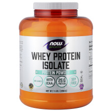 NOW Foods, Sports, Wijp Eiwit Isolaat, Ongevoopt, 5 pond (2.268 g)