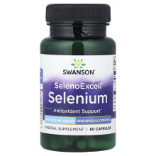 Swanson, SelenoExcell, Selenio, 200 mcg, 60 Capsule