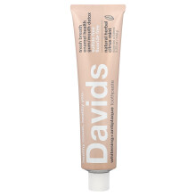 Davids luonnollinen hampaiden pastat, Premium hampaiden pastat, valkaisu + Antiplaque, luonnollinen Herbaalinen Sitrusminttu, 5.25 oz (149 g)
