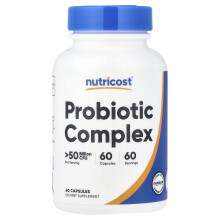 Nutricost, Complex Probiotic, >50 Miliarde CFU, 60 Capsule
