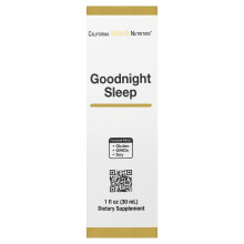California Gold Nutrition, Nutrição California Gold, Boa Noite para Dormir,  1 fl oz (30 ml)
