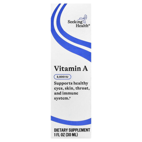 Ζητώντας Υγεία, Βιταμίνη Α Δρόπια, 2.500 IU, 1 fl oz (30 ml)
