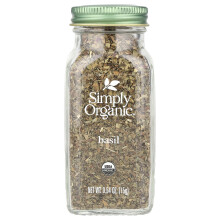 Simply Organic, Bazalka, 0,54 oz (15 g)