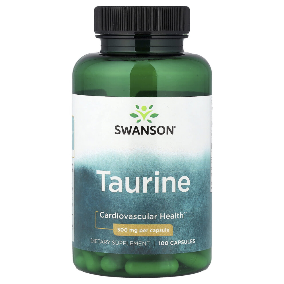 Swanson Taurine, 500Mg - 100 Caps