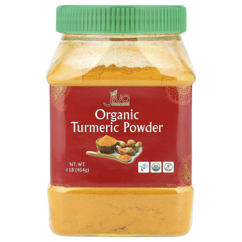 Jiva Organics, Οργανική Πουδρά Τούρκου,  1 lb (454 g)