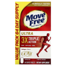 Schiff, Move Free Joint Health, Ultra, Triple Action, 64 Tabletki Zawieszone
