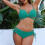 Ensemble bikini deux pièces dos nu uni pour femme 7
