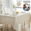 Obrus prostokątny Wedgewood Blue Polyester 60x102 cale 4