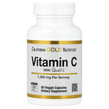Lake Avenue Nutrition, vitamín C, QualiÆ-C, 1 000 mg, 60 veggie kapsúl