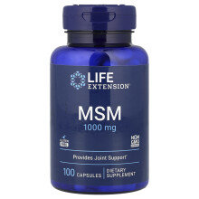 Life Extension, MSM, 100 Kapsułek (1 000 mg na Kapsułkę)