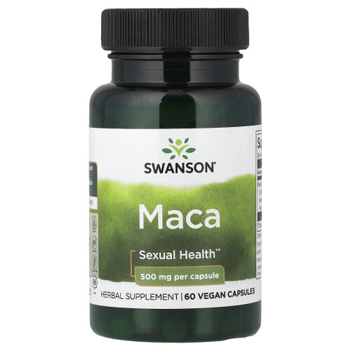 Swanson, Maca, 500 mg, 60 Cápsulas