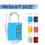 Combination Lock, Combination Lock, Combination Lock 4 Digit Combination Padlock Outdoor School Lock Gym Locks 3