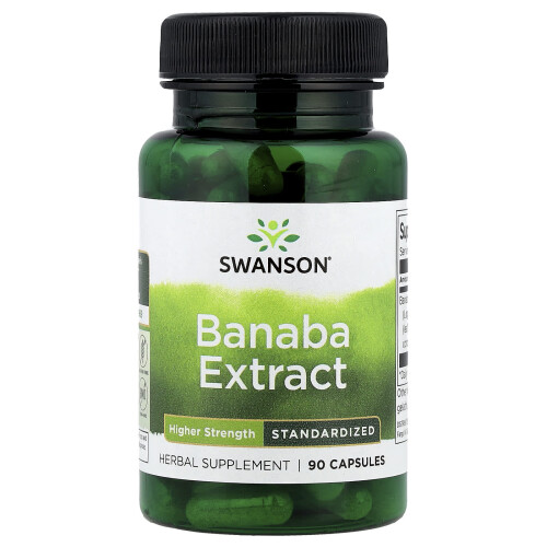 Swanson, Banaba Extract, High Potency, Standardized, 90 Capsules