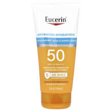 Eucerin, Advanced Hydration, Lekka Krem Sunscreen, SPF 50, Bez Zapachu, 5 fl oz (150 ml)