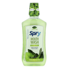 Xlear, Spry Mouth Wash, Mistura de Curativo, Sem Álcool, Mentol Herbal Natural, 16 fl oz (473 ml)