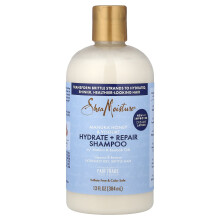 SheaMoisture, Miel de Manuka & Iaurt, Șampon de Hidratare și Reparare cu Ulei de Mafura & Baobab, 13 fl oz (384 ml)