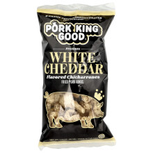 Pork King Good, Chicharrones aromatizzati, Cheddar bianco, 1.75 oz (49.5 g)