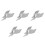 5St Kledingmes, Legering Blad, , Voor Leer En Textiel 8