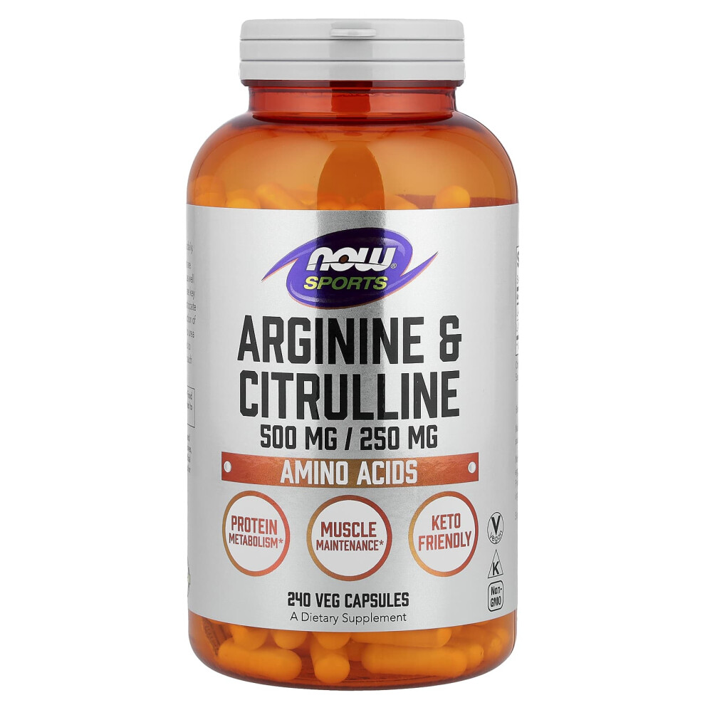 Now Foods Arginine & Citrulline - 240 Vcaps