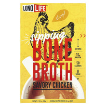 Lonolife, Sippen Boterbrood, Savory Chicken, 4 Enkele Porties, 0,56 oz (16 g) Elk