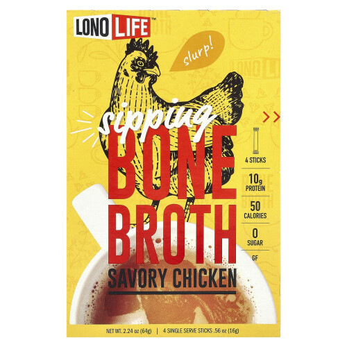 Lonolife, Σιππίνγκ Οστέινη Βρόθι, Σαββωρύ Χοίνος, 4 Μονά Υπηρεσίες Στιξ, 0.56 oz (16 g) Κάθε