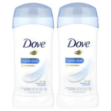 Dove, Deodorant Solid Invizibil, Original Clean, Pachet Dublu, 2 Pachete, 2.6 oz (74 g) Fiecare