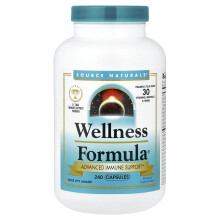 Source Naturals, Wellness Formula, Advanced Immune Support, 240 Capsules