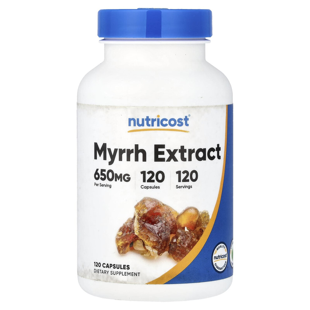 Nutricost , Myrrh Extract, 650 Mg, 120 Capsules